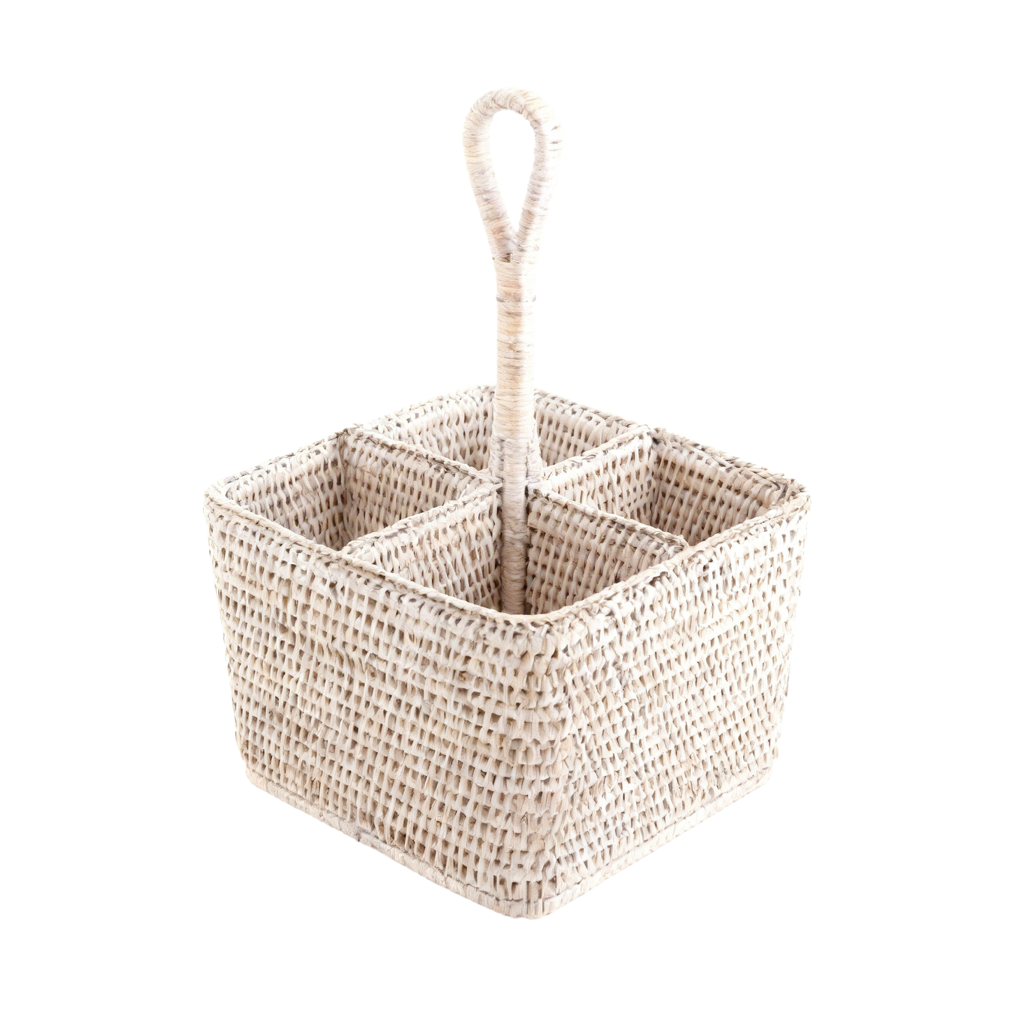 Rattan Square Condiment Holder
