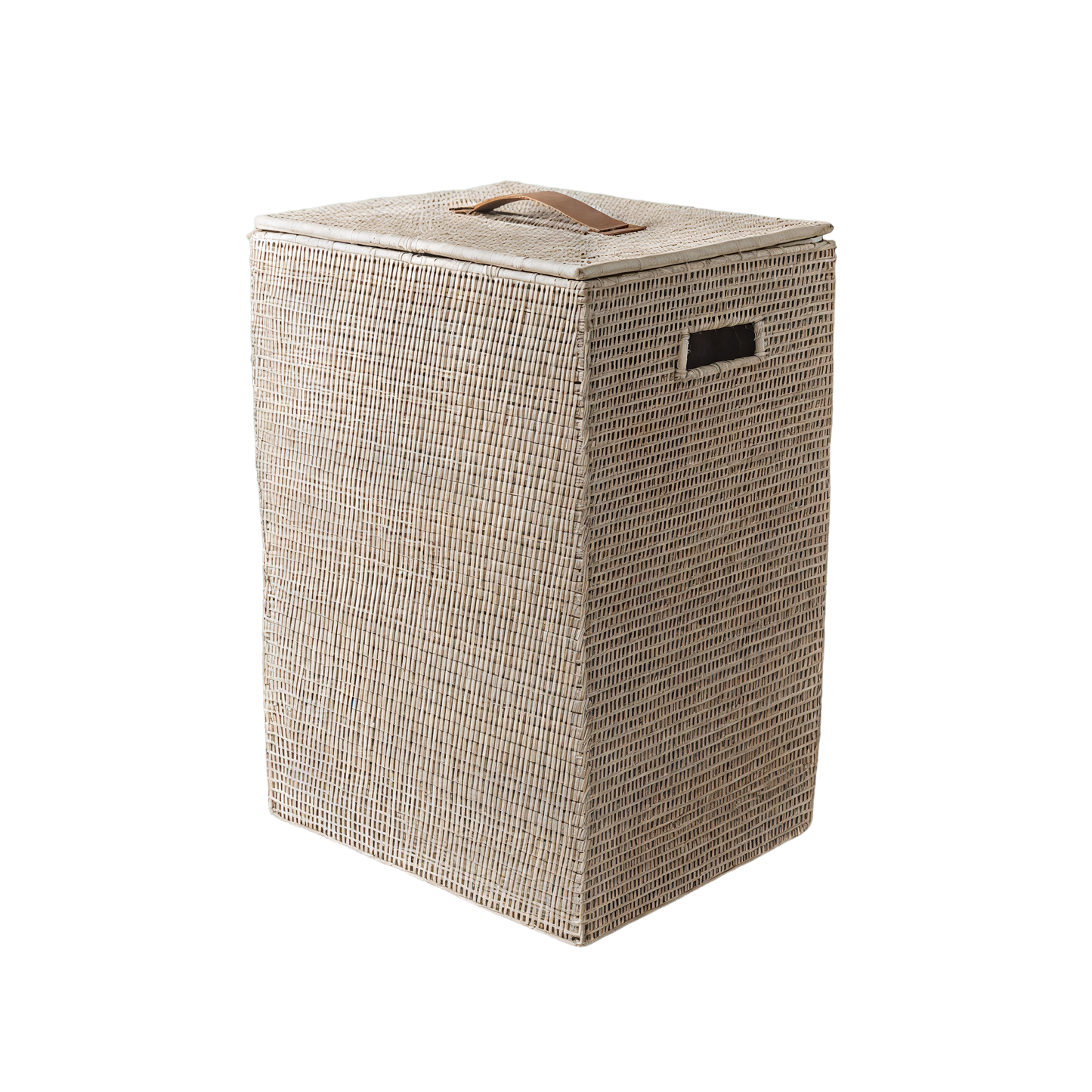 Rattan Thazin Square Laundry Basket