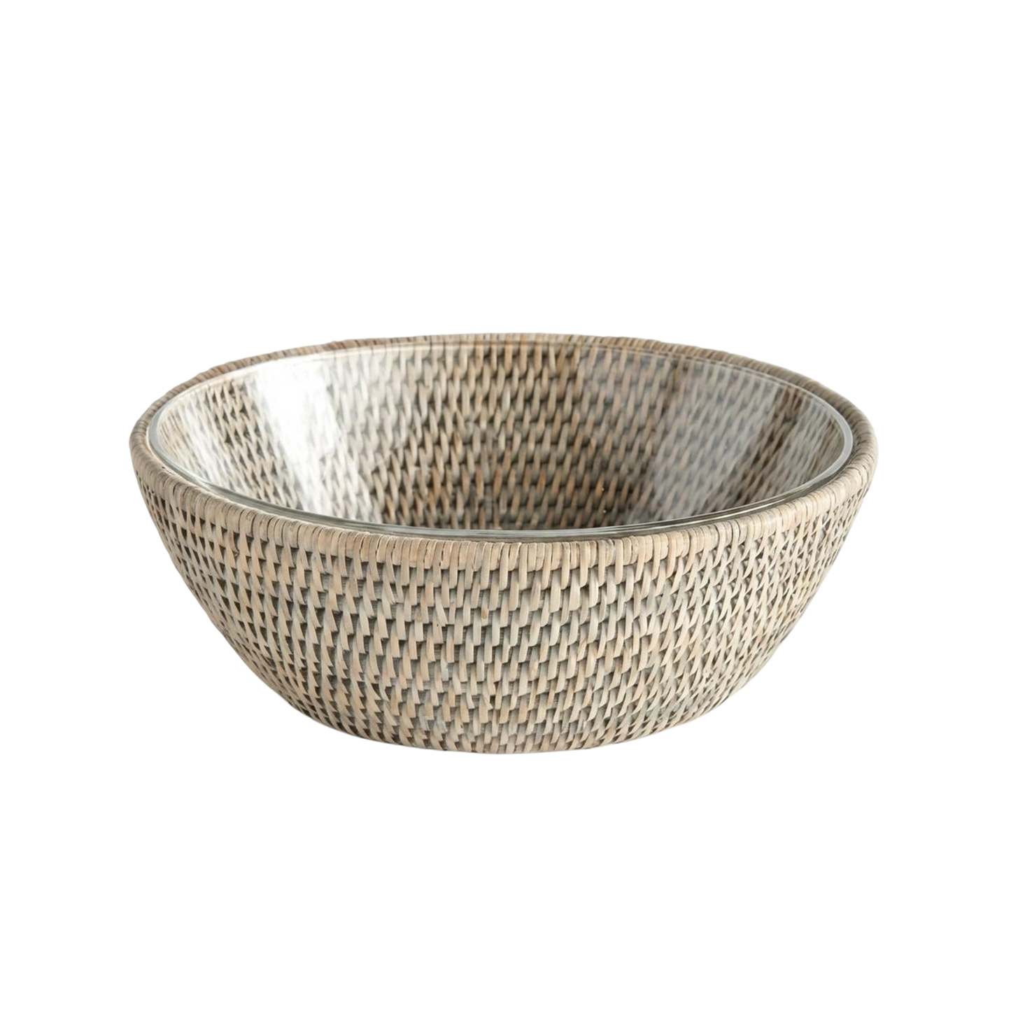 Rattan Salad Bowl