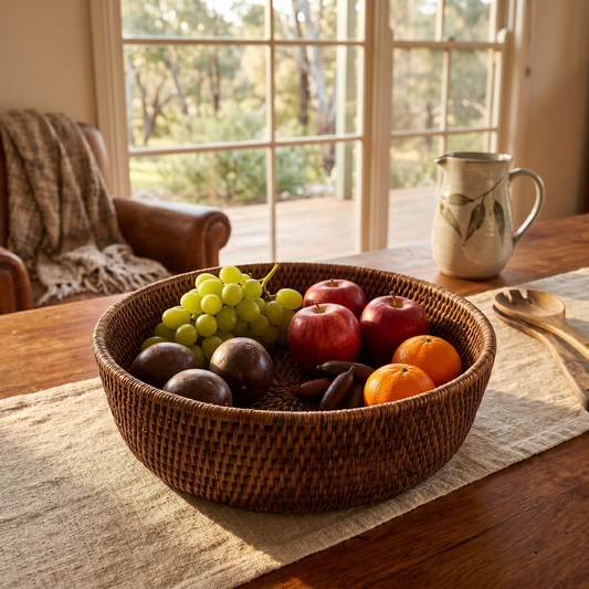 Rattan Fruit Bowl