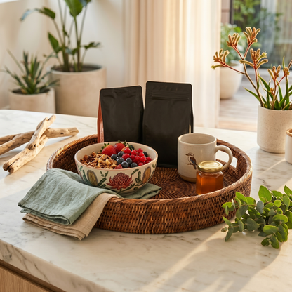 Rattan kalaw Round Tray
