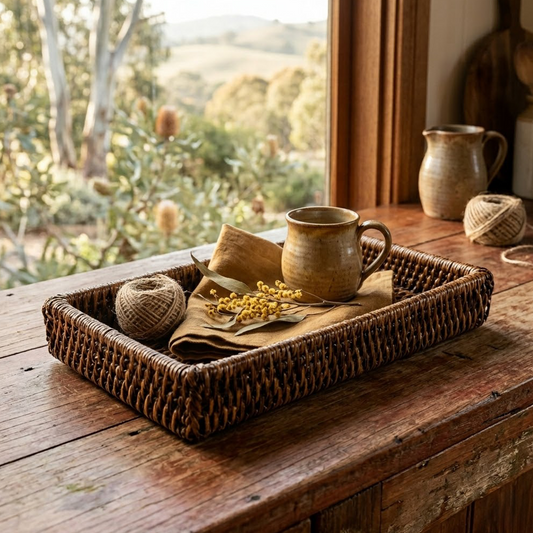 Rattan Myo Lay Tray