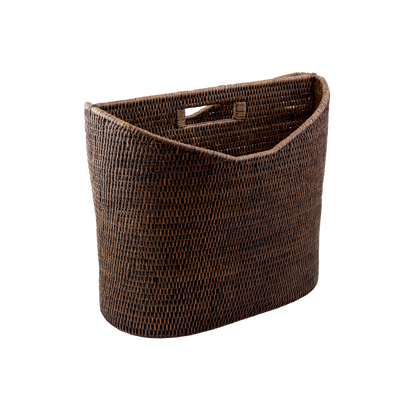 Rattan Oval Magazine Holder