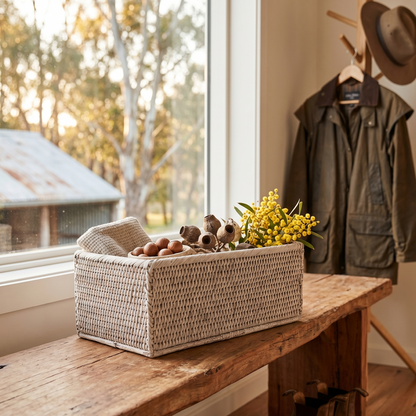 Rattan Pegu Basket