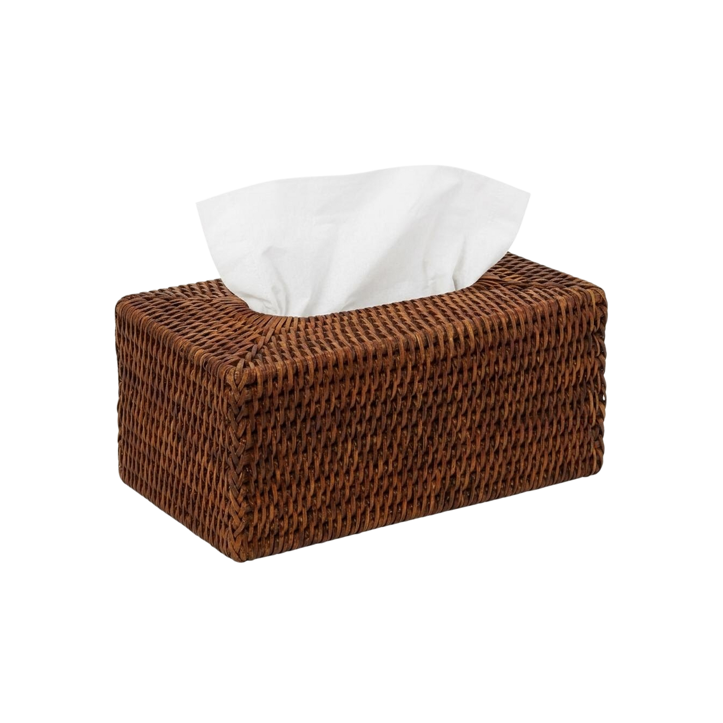 Rattan Rectangle Tissue Box