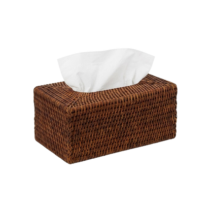 Rattan Rectangle Tissue Box
