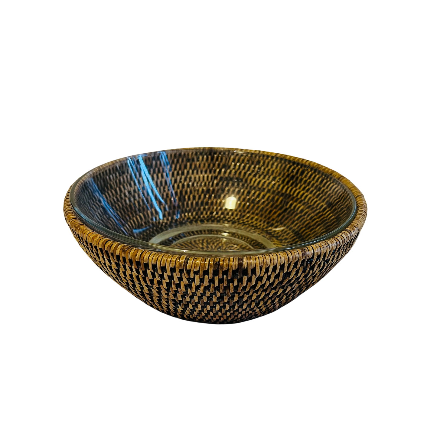 Rattan Salad Bowl