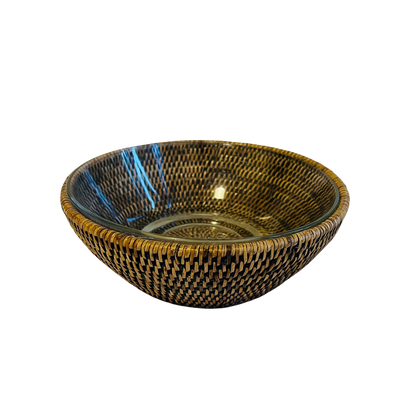 Rattan Salad Bowl
