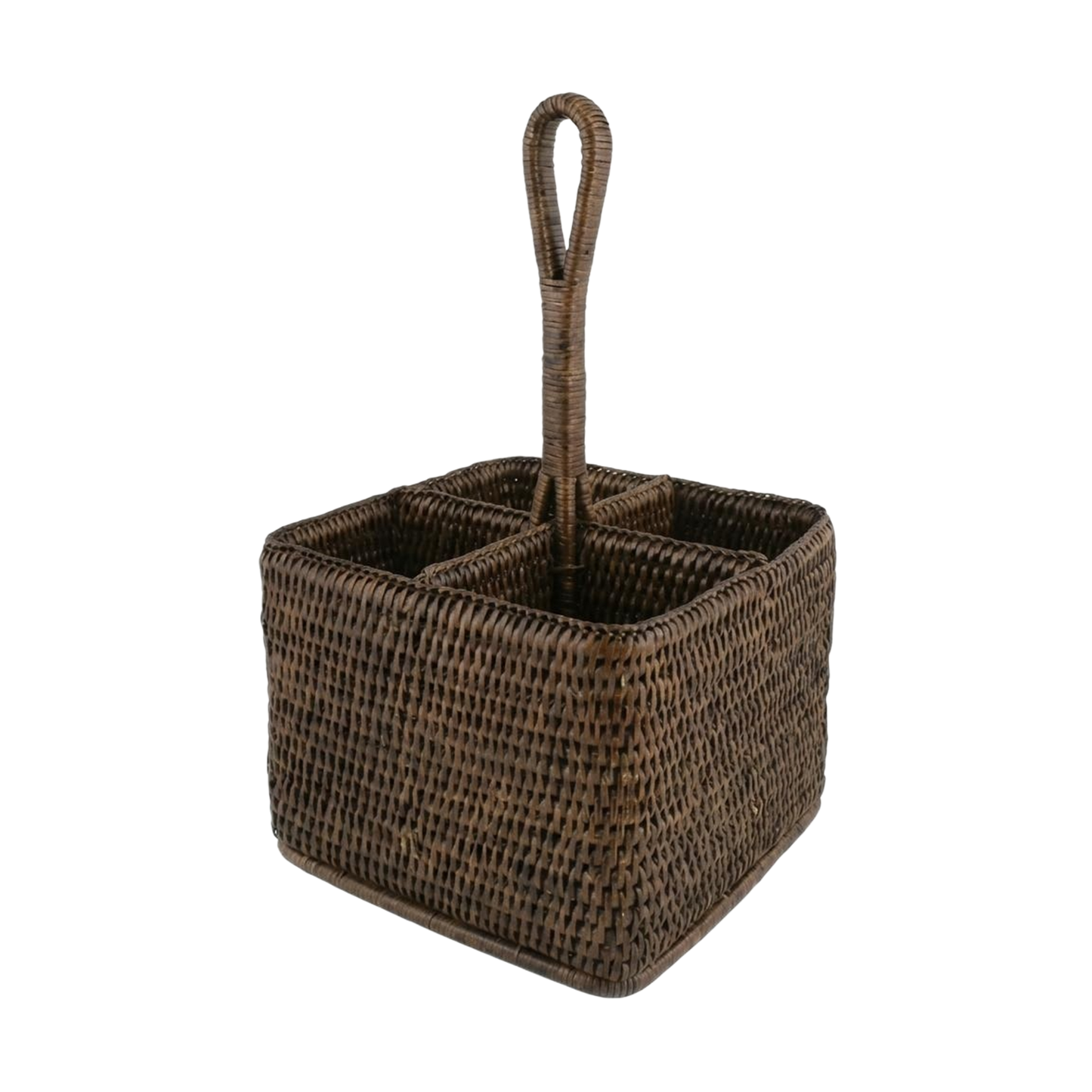 Rattan Square Condiment Holder