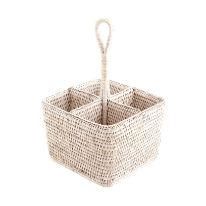 Rattan Square Condiment Holder