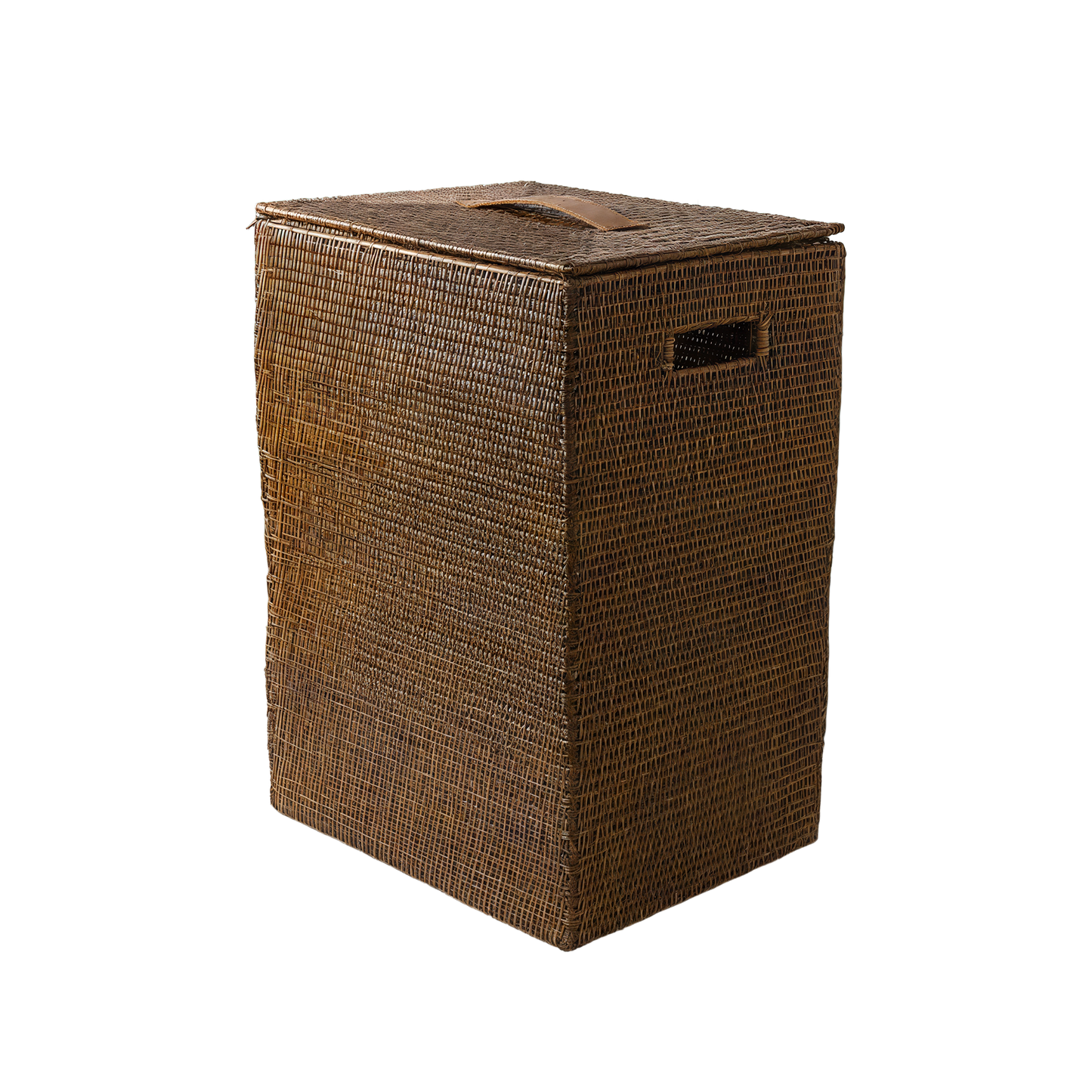 Rattan Thazin Square Laundry Basket