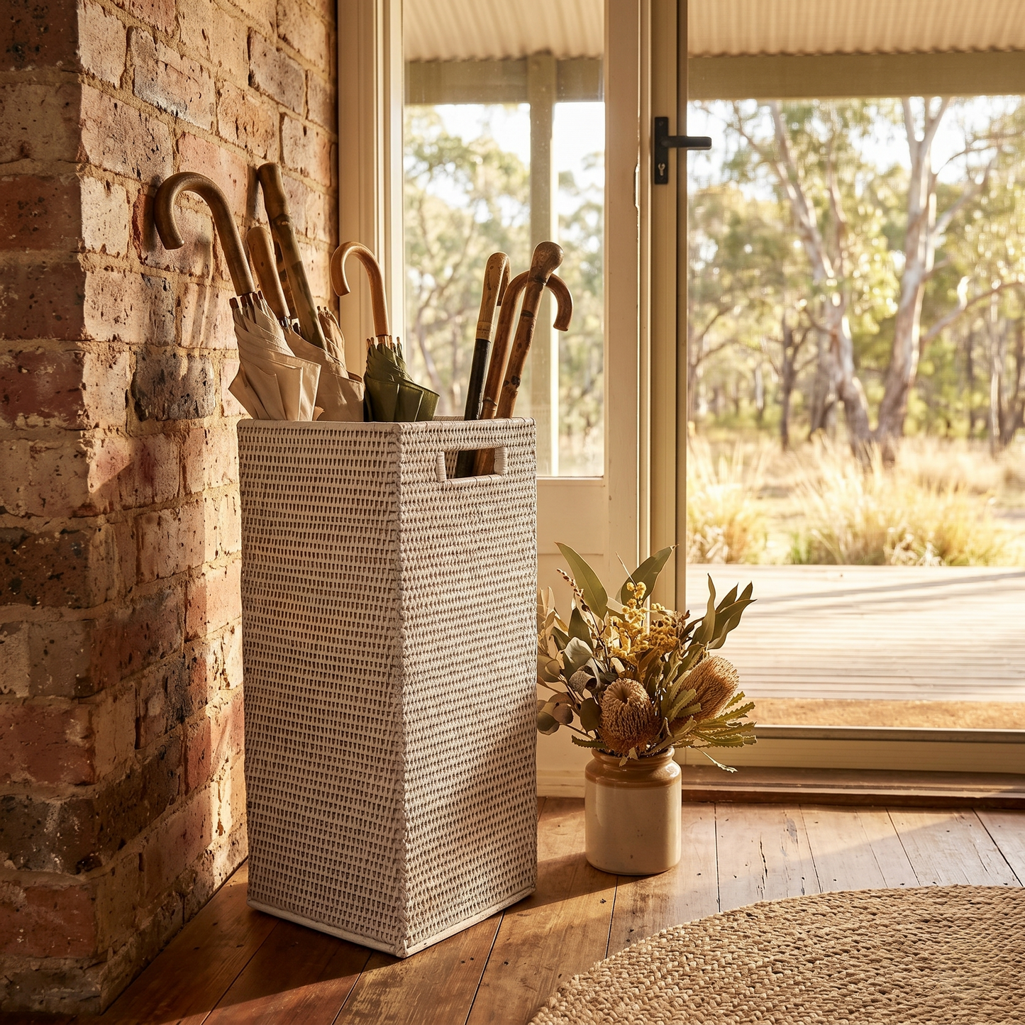 Rattan Umbrella Stand