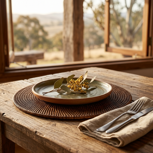 Rattan Round Placemat