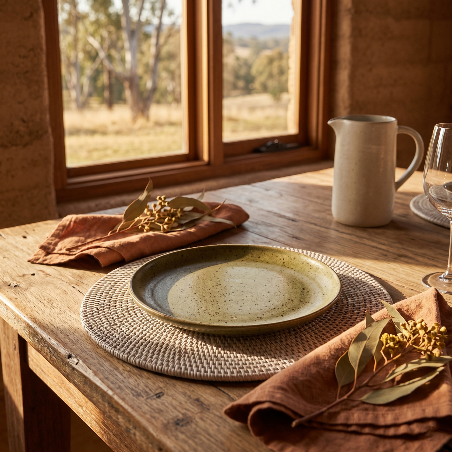 Rattan Round Placemat