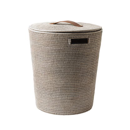 Rattan Thazin Round Laundry Basket