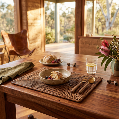 Rattan Rectangle Placemat